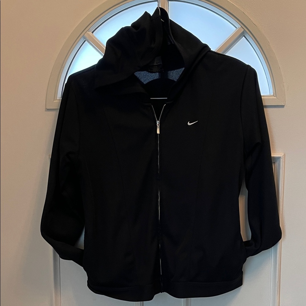 Nike Women's Black Jacket with Hood